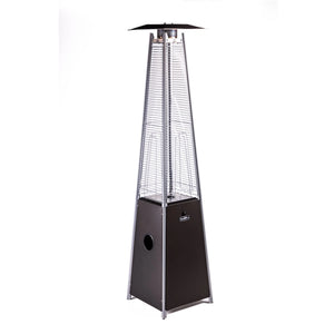 Origins Apex Pyramid Propane Patio Heater with Glass Flame Tube and 40000 Btu Output OH-GTM