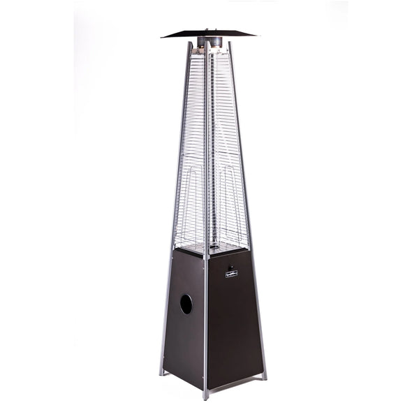 Origins Apex Pyramid Propane Patio Heater with Glass Flame Tube and 40000 Btu Output OH-GTM
