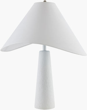 Surya Apuila Arts and Crafts Table Lamp with Mixed Material Construction for Warm Ambient Glow API-004