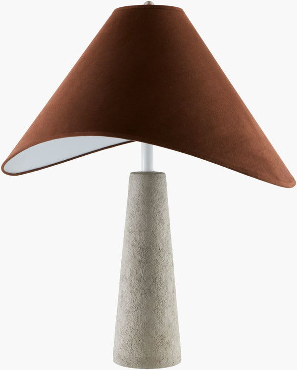 Livabliss Apuila Arts and Crafts Table Lamp Felt Metal Cotton Shade Warm Ambient Glow API-006