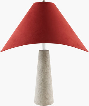 Livabliss Apuila Arts and Crafts Accent Table Lamp with Layered Felt Cotton Shade for Warm Ambiance API-008