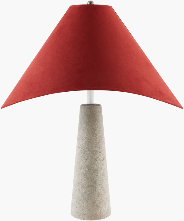 Livabliss Apuila Arts and Crafts Accent Table Lamp with Layered Felt Cotton Shade for Warm Ambiance API-008