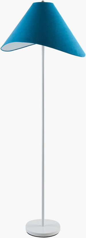 Livabliss Apuila Arts and Crafts Floor Lamp Mixed Material Felt Cotton Metal Living Room Accent API-010