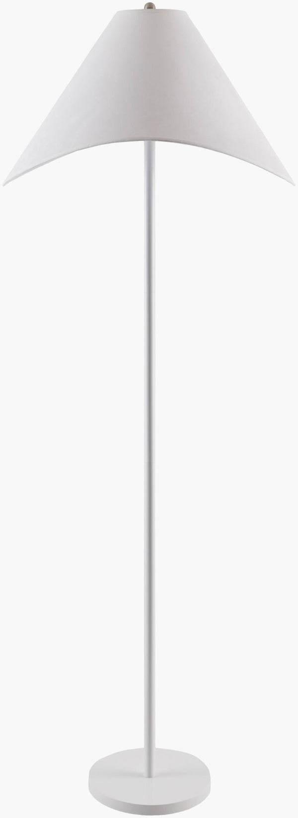 Livabliss Apuila Arts and Crafts Arc Floor Lamp Felt Cotton Metal for Living Room Reading API-013