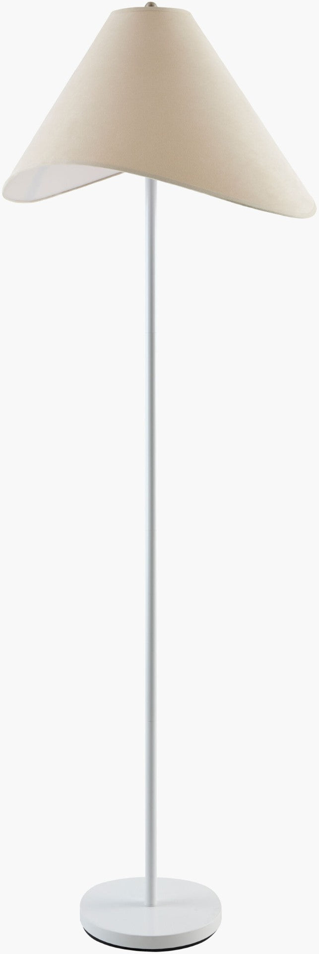 Livabliss Apuila Arts and Crafts Floor Lamp Layered Felt Shade Tall Ambient Reading Light API-017