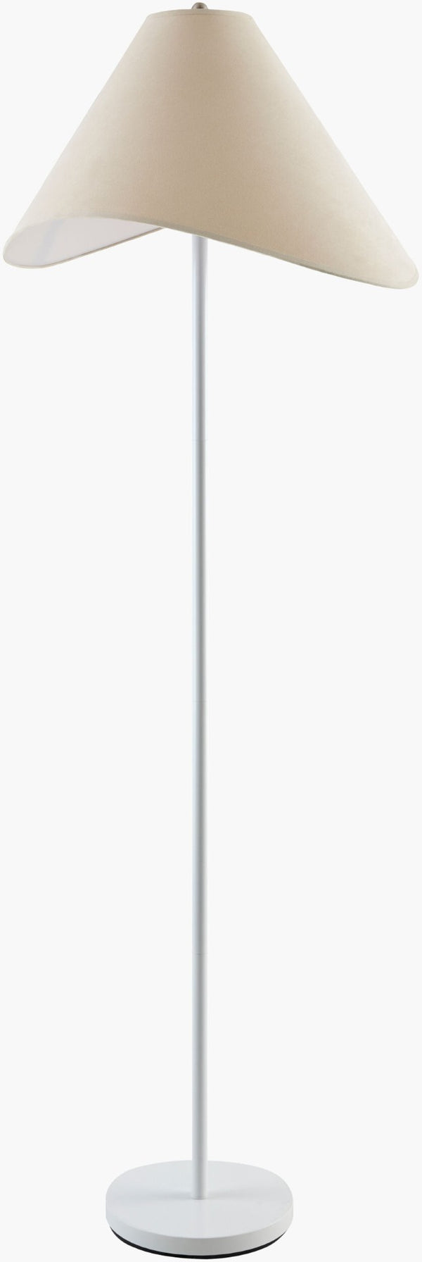 Livabliss Apuila Arts and Crafts Floor Lamp Layered Felt Shade Tall Ambient Reading Light API-017