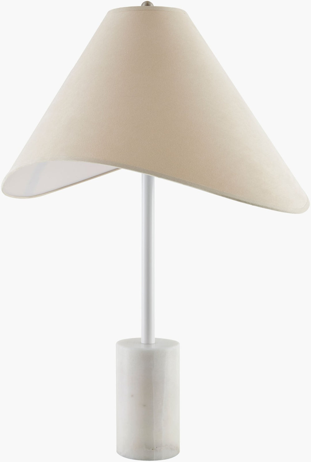 Livabliss Apuila Arts and Crafts Accent Table Lamp with Felt Cotton Shade for Living Room API-019