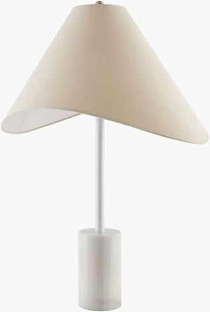 Livabliss Apuila Arts and Crafts Accent Table Lamp with Felt Cotton Shade for Living Room API-019