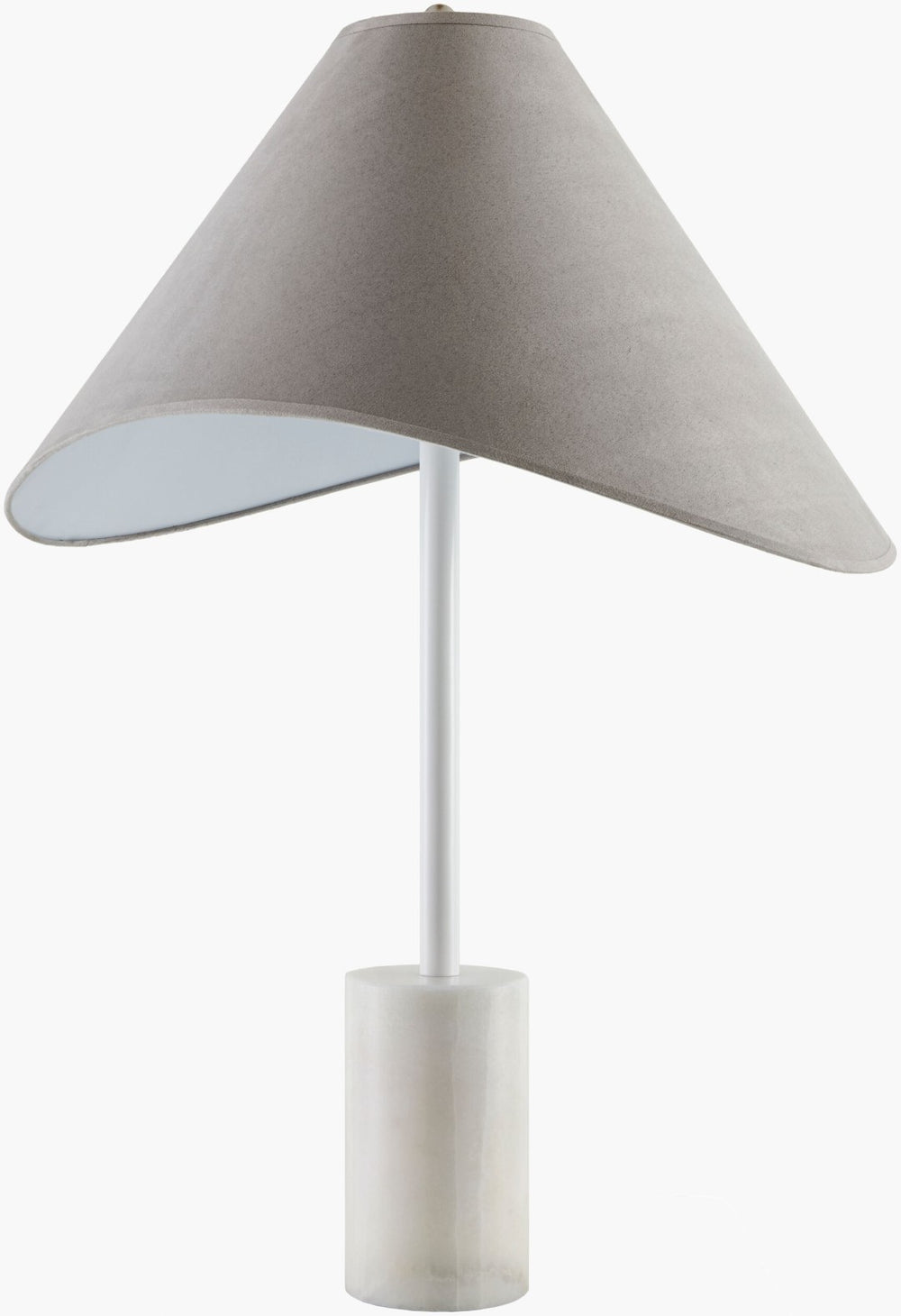 Livabliss Apuila Arts and Crafts Accent Table Lamp with Felt Cotton Metal Shade for Reading Nooks API-022