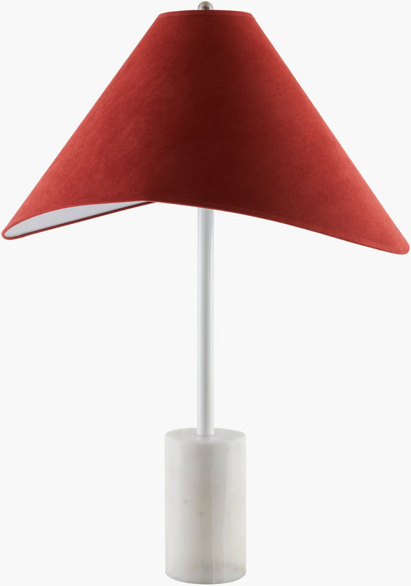 Livabliss Apuila Arts and Crafts Accent Table Lamp with Wide Fabric Shade for Living Rooms API-023