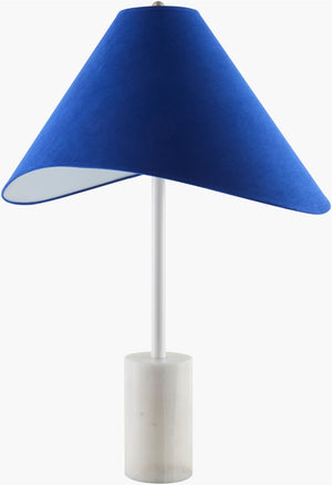Livabliss Apuila Arts and Crafts Accent Table Lamp with Metal Base and Layered Fabric Shade API-024