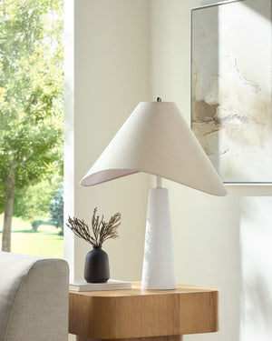 Surya Apuila Arts and Crafts Table Lamp with Warm Ambient Glow for Bedroom or Living Room API-005
