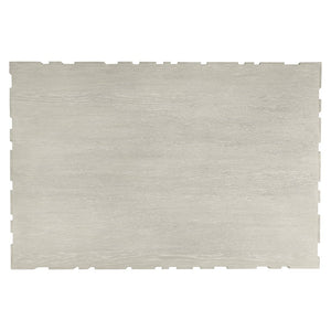 Bernhardt Bernhardt Wire-Brushed Oak Tempo Cocktail Table With Geometric Vertical Panels, Casters, Larza Finish 346014