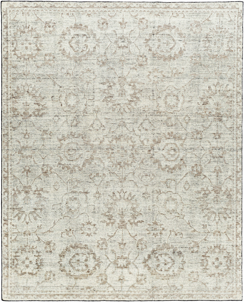 April APL-2300 9' x 12' Handmade Rug APL2300-912  Dark Brown, Light Beige, Gray, Black, Tan, Taupe Surya