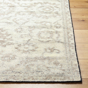 April APL-2300 9' x 12' Handmade Rug APL2300-912  Dark Brown, Light Beige, Gray, Black, Tan, Taupe Surya