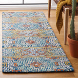 Safavieh Aspen 273 Hand Tufted Bohemian Rug Blue / Gold 9' x 9' Square