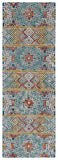 Safavieh Aspen 273 Hand Tufted Bohemian Rug Blue / Gold 9' x 9' Square