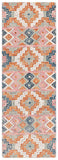 Safavieh Aspen 279 Hand Tufted Bohemian Rug Orange / Fuchsia 9' x 9' Square