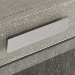 Bernhardt Bernhardt Foundations Nightstand With Cerused Acacia Grain, Soft-Close Drawer & Dual Usb Charging Dark Shale; Light Shale 28"W x 20"D x 29.13"H 306216