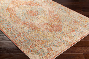 Livabliss Aspendos Traditional Machine Woven Polyester Area Rug with High Low Pile Texture APS2301-1014