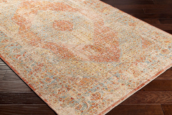 Livabliss Aspendos Traditional Machine Woven Polyester Area Rug with High Low Pile Texture APS2301-1014