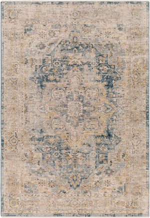 Livabliss Aspendos Traditional Machine Woven Polyester Accent Rug for Entryway or Beside Bed Ivory, Tan 2'7" x 3'11" APS2307-274