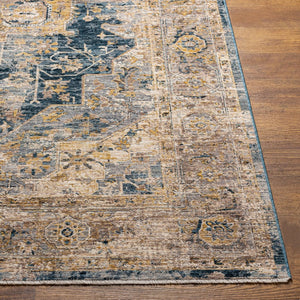 Livabliss Aspendos Traditional Machine Woven Polyester Accent Rug for Entryway or Beside Bed Ivory, Tan 2'7" x 3'11" APS2307-274
