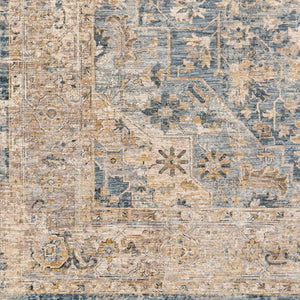 Livabliss Aspendos Traditional Machine Woven Polyester Accent Rug for Entryway or Beside Bed Ivory, Tan 2'7" x 3'11" APS2307-274