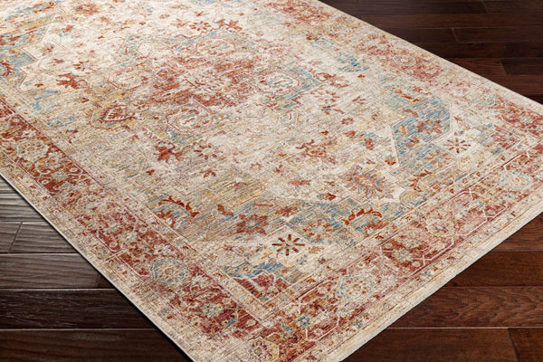 Livabliss Aspendos Machine Woven Polyester Runner Rug with Fringe Trim for Hallway Entryway APS2308-2773