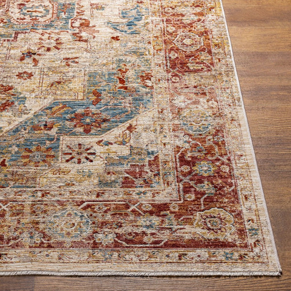 Livabliss Aspendos Machine Woven Polyester Runner Rug with Fringe Trim for Hallway Entryway APS2308-2773