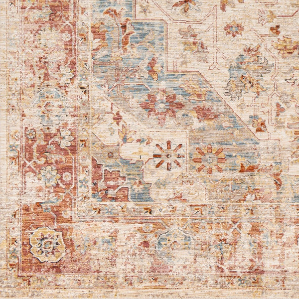 Livabliss Aspendos Machine Woven Polyester Runner Rug with Fringe Trim for Hallway Entryway APS2308-2773