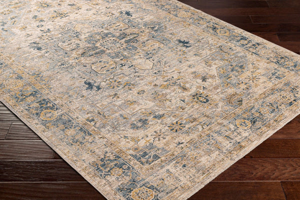 Livabliss Aspendos Machine Woven Polyester Rug with Fringe Low Pile Traditional Entryway Accent APS2310-274