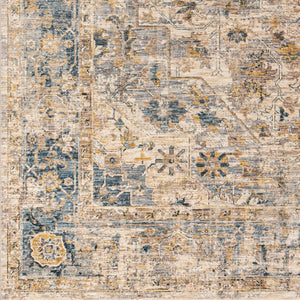 Livabliss Aspendos Machine Woven Polyester Rug with Fringe Low Pile Traditional Entryway Accent APS2310-274