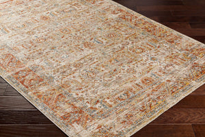 Livabliss Aspendos Traditional Medallion Area Rug Low Pile Polyester for Entryway or Bedroom APS2311-274