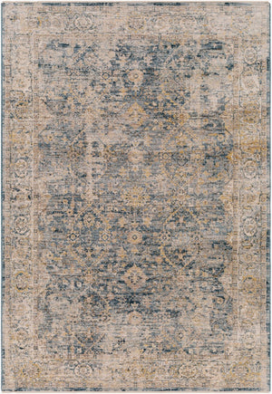 Livabliss Aspendos Traditional Pattern Fringe Border Polyester Area Rug for Entryways Bedrooms APS2314-274