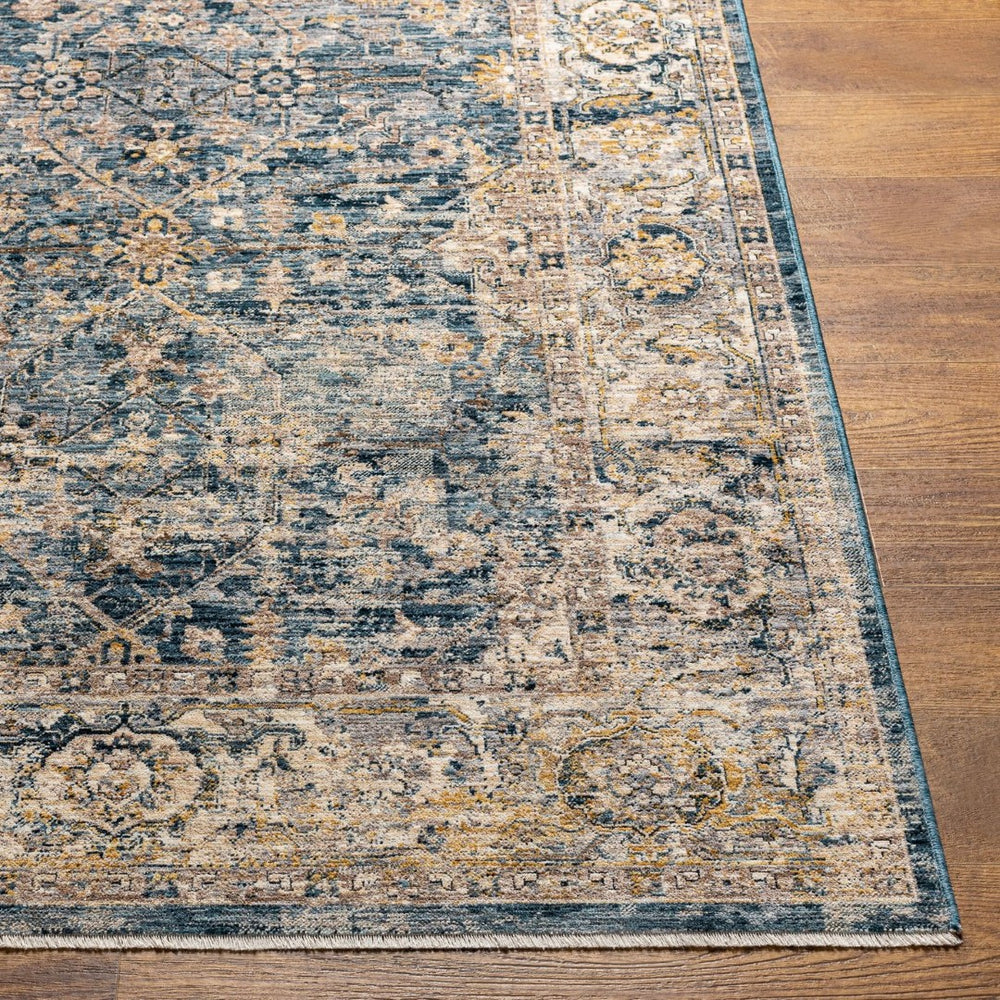 Livabliss Aspendos Traditional Pattern Fringe Border Polyester Area Rug for Entryways Bedrooms APS2314-274