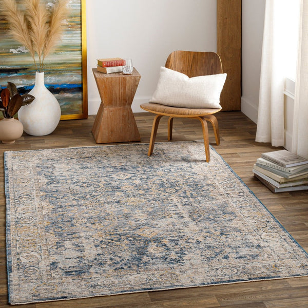 Livabliss Aspendos Traditional Pattern Fringe Border Polyester Area Rug for Entryways Bedrooms APS2314-274