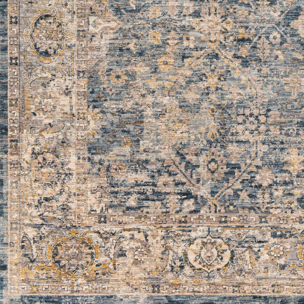 Livabliss Aspendos Traditional Pattern Fringe Border Polyester Area Rug for Entryways Bedrooms APS2314-274
