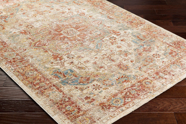 Livabliss Aspendos Traditional Turkish Geometric Runner Rug with Fringe for Hallway or Bedroom APS2317-2710