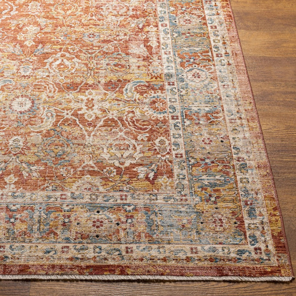 Livabliss Aspendos Turkish Traditional Polyester Area Rug High Low Pile for Large Living Rooms APS2319-1215