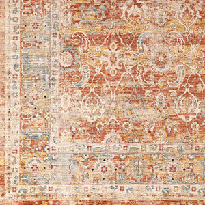 Livabliss Aspendos Turkish Traditional Polyester Area Rug High Low Pile for Large Living Rooms APS2319-1215