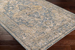 Livabliss Aspendos Medallion Area Rug Machine Woven Polyester Low Pile Traditional Living Room APS2323-1215