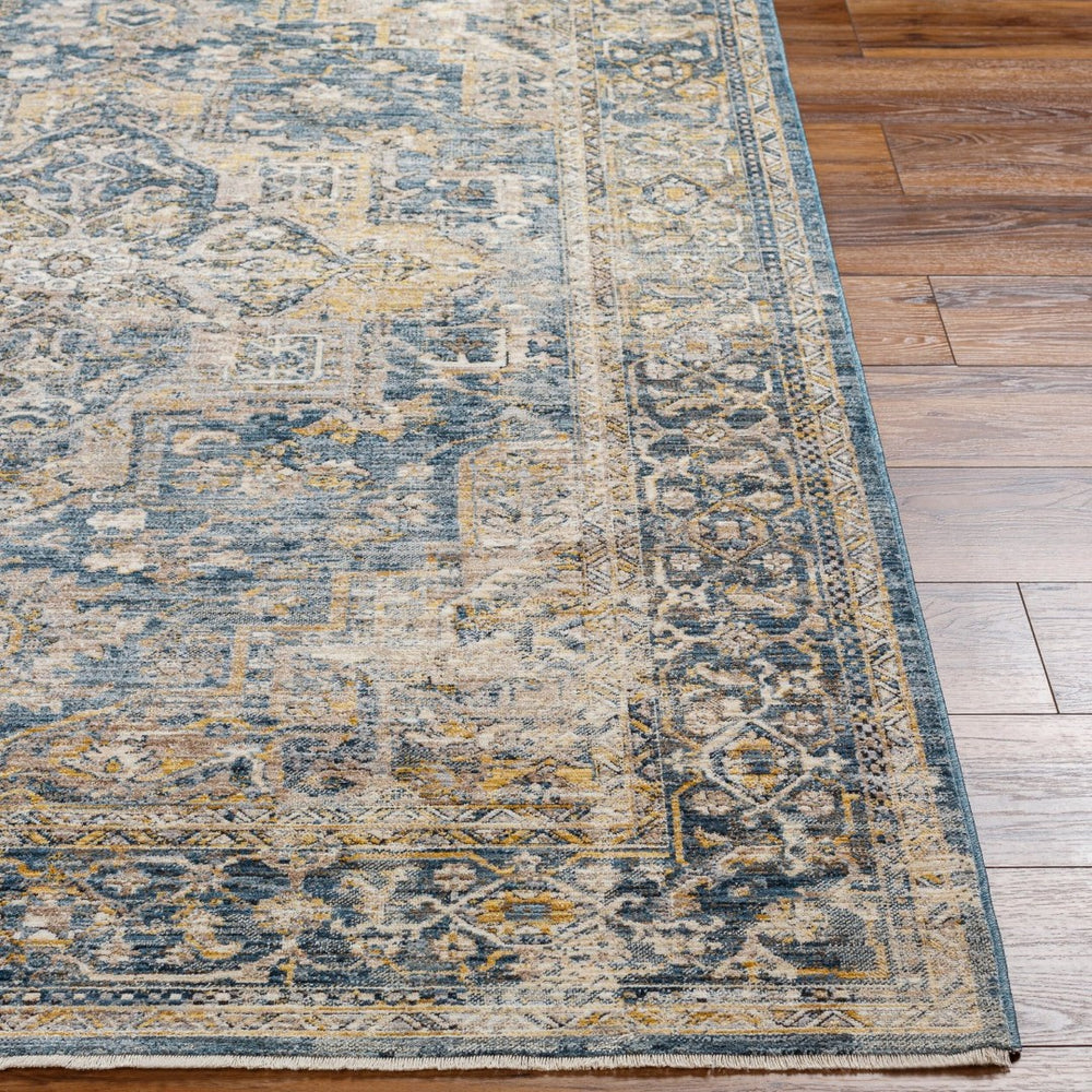 Livabliss Aspendos Medallion Area Rug Machine Woven Polyester Low Pile Traditional Living Room APS2323-1215