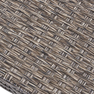 English Elm Christopher Knight Home® - HAMPTON Acacia Wood Wicker Loveseat with Iron Accents – Weather-Resistant Patio Seat, Handcrafted Comfort Grey 60396.00WTCLMBLK