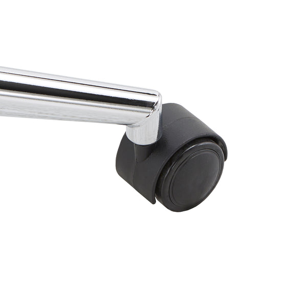 Homelegance By Top-Line Caspian Velvet Ripple Pattern Office Chair Blue Velvet