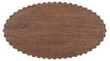 Commerce and Market Gears Oval Cocktail Table Medium Wood 7228-80221-85 Hooker Furniture