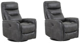 Parker Living Gemini - Flint Power Swivel Glider Recliner - Set of 2 Flint MGEM#812GSPB-2-FLI Parker House