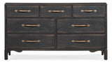 Americana Dresser Black Americana Collection 7050-90002-89 Hooker Furniture