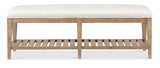 Vineyard Row Bed Bench Beige 6952-90119-80 Hooker Furniture