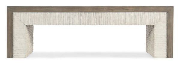 Hooker Furniture Serenity Malibu Gray Washed Oak Rectangle Cocktail Table — Hand‑Distressed, Durable Oak Veneer, Coastal Charm 6350-80110-95